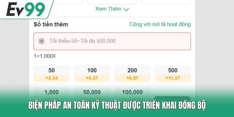 Biện pháp an toàn được triển khai đồng bộ